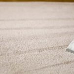 This is a photo of a carpet steam cleaner cleaning a cream carpet works carried out by Chigwell Carpet Cleaning